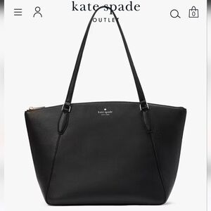 Kate Spade Monica Tote Black Pebbled Leather